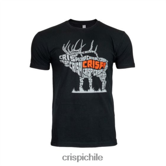 camisa de corneta Crispi negro VPL4R449 vestir