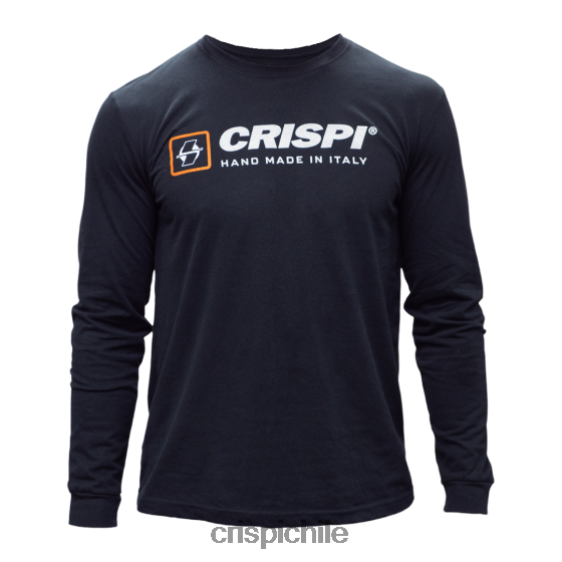 comprar camisa de manga larga Crispi negro VPL4R440 vestir
